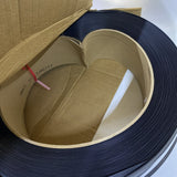 Samuel H1230EMB090T7 Embossed Black 16x6 Poly Strapping 1/2” 9000’ 2743m