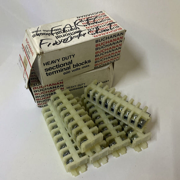 Buchanan 242 Heavy Duty Sectional Terminal Block Catalog Lot Of 75