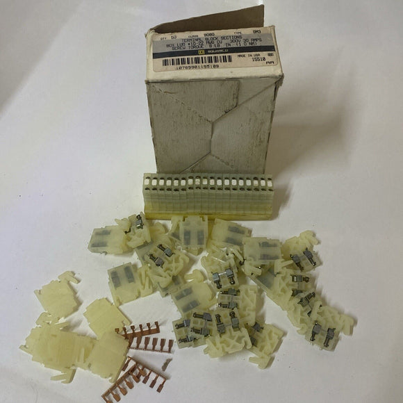 Square D 9080 GM3 Terminal Block Sections Lot Of 42