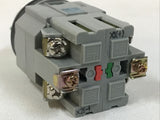 idec ASLN22211DN-G Green Snap Acting Selector Switch 24V LED Lamp