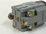 idec ASLN22211DN-G Green Snap Acting Selector Switch 24V LED Lamp
