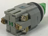 IDEC ASLN332220DN-G Green Illuminated Actuator Switch 24V LED Lamp