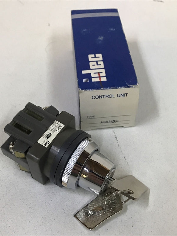 Idec ASN3K20 Key Switch AC125V 5A AC300V 3A 41-10569
