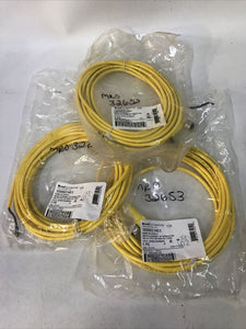 *Lot Of 3* Brad 1200651451 3 Pin Female 90° Micro-Change Cord 80299-A