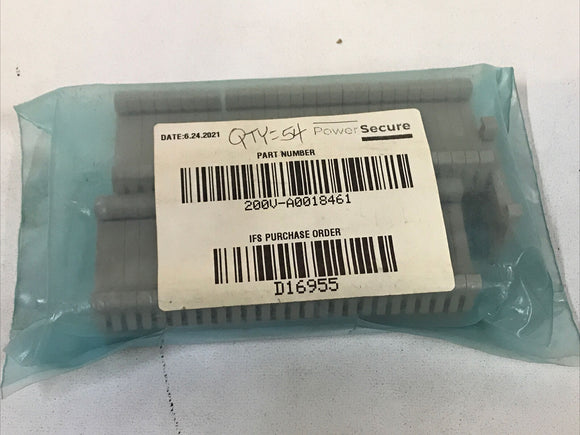 *LOT OF 54* Weidmuller WDU1.5/BLZ5.08 Terminal Blockend Plate 250V 1.5mm