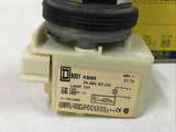Square D 9001KP35W9 White Pilot Light 757 Lamp Ser H 24-28 V AC/DC