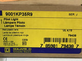 Square D 9001KP35R9 Ser. J Red Pilot Light 757 Lamp Ser H 24-28 V AC/DC