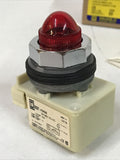 Square D 9001KP35R9 Ser. J Red Pilot Light 757 Lamp Ser H 24-28 V AC/DC