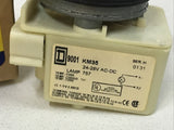 Square D 9001K1L35A Amber Illuminated Push Button 9001KM35 Ser H 24-28V AC/DC