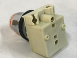Square D 9001K1L35A Amber Illuminated Push Button 9001KM35 Ser H 24-28V AC/DC