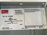 Hoffman Nvent F44GCP 52270 4x4 Closure Plate w/ Knockouts, Hardware Included