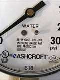 ASHCROFT 35W-1005PH-02L-XUL 3.5" FACE ¼" NPT Vacuum Gauge 0-300 PSI