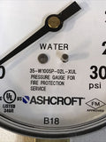 ASHCROFT 35W-1005PH-02L-XUL 3.5" FACE ¼" NPT Vacuum Gauge 0-300 PSI