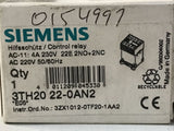 Siemens 3TH20 22-0AN2 3TH2022-0AN2 Control Relay 4A 230V 22E 2NO+2NC AC 220 V