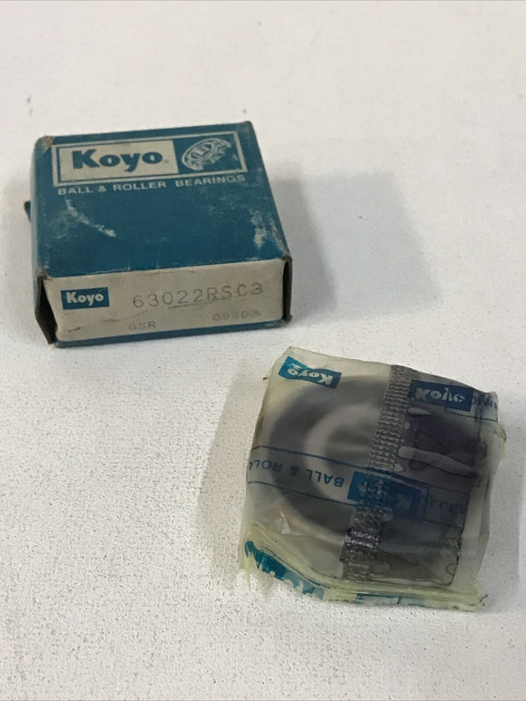 KOYO 63022RSC3 Honda 96150-63020-10 Radial Ball Bearing 15X42X13