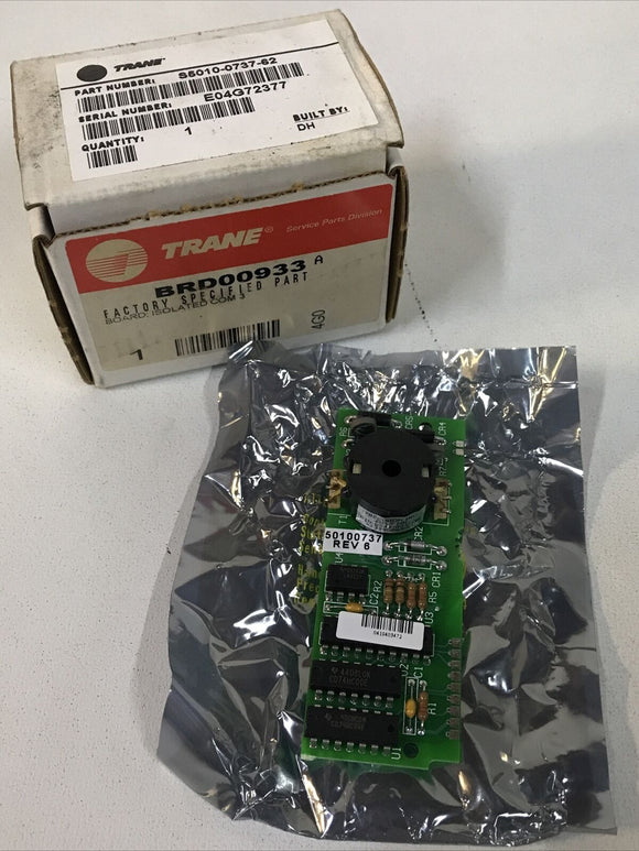 Ingersoll Rand Trane BRD00933 Isolated Com 3 Board 5100737 Rev 6 S5010-737-62