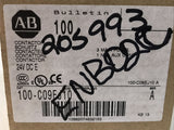 Allen-Bradley 100-C09EJ10 SER A IEC Contactor 24V DC 3 Main Poles 1 NO