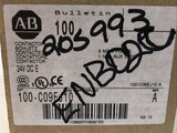 Allen-Bradley 100-C09EJ10 SER A IEC Contactor 24V DC 3 Main Poles 1 NO
