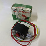 ASCO Red-Hat II 1/4" NPT 3-Way Stainless Solenoid Valve EF8003G1 120V