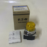 Eaton 10250T181LYP06 Pushbuttons Indicating Light 120V Trans 6/12V Yellow Bulb