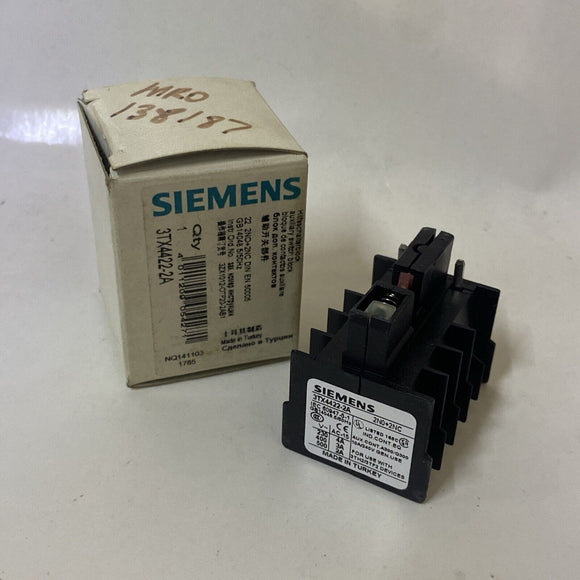 Siemens 3TX4422-2A Auxiliary Switch Contact Block
