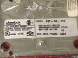 WHEELOCK 43T-G6-115 Fire Alarm Bell Indoor/Outdoor, 120 VAC 6" Shell, Red