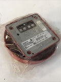 WHEELOCK 43T-G6-115 Fire Alarm Bell Indoor/Outdoor, 120 VAC 6" Shell, Red