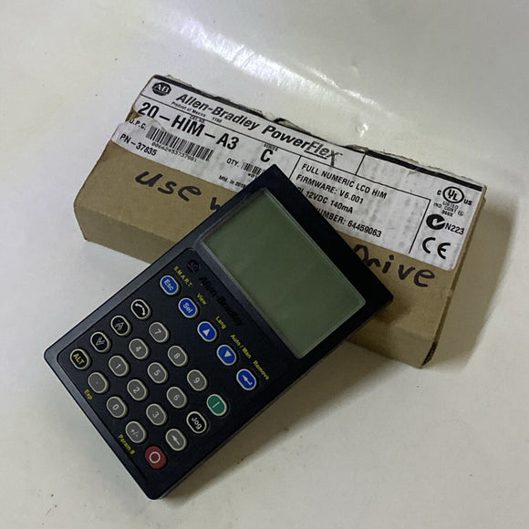 Allen Bradley 20-HIM-A3 Ser B PowerFlex Full Numeric LCD HIM V5.003 New