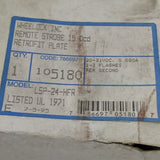 Wheelock LSP-12-HFR Remote Strobe Retrofit Plate Red 105180 15.0 CD