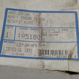 Wheelock LSP-12-HFR Remote Strobe Retrofit Plate Red 105180 15.0 CD
