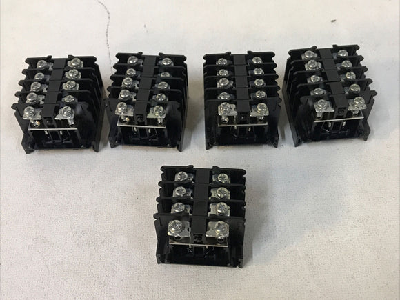 *LOT OF 24* IDEC BNH15MW Terminal Blocks 600V Max 15A 22-14 AWG