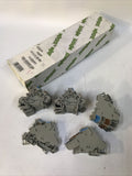 *LOT OF 37* Wago 280-553 Gray Contact Blocks 380V Gr.C 2.5 mm 20A