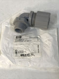 HUBBELL NHC1023CR 1/2" NPT .375"-.5” Nylon Cord Connector Blue Gotcha Ring