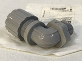 HUBBELL NHC1023CR 1/2" NPT .375"-.5” Nylon Cord Connector Blue Gotcha Ring
