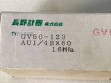 Nagano Keiki GV50-123 AU1/4Bx60 16mPa Pressure Sensor Switch Gauge