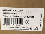 *SEALED* E. Dold & Söhne BA9036 AC60HZ 220V Voltage Relay