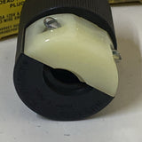 Hubbell 4720-C Twist Lock Male Dead Front Plug 15A 125V 3 Wire Lot Of 4