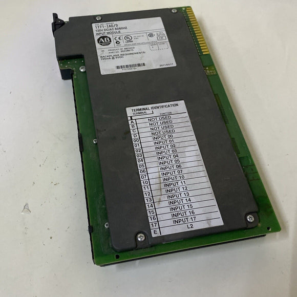 Allen-Bradley 1771-IAD/D 120V Input module