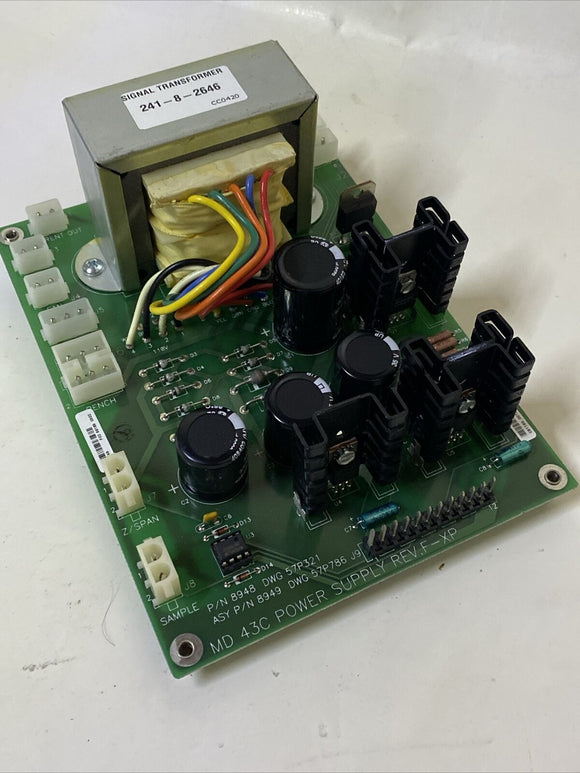 THERMO SCIENTIFIC 8948 DWG 57P321 SIGNAL TRANSFORMER POWER SUPPLY REV F-XP