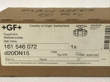 Georg Fischer 161 546 072 GF Ball Valve d20DN15 Type 546 PVC-U FKM