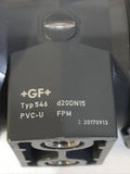 Georg Fischer 161 546 072 GF Ball Valve d20DN15 Type 546 PVC-U FPM