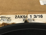 Martin 2AK94 Cast Iron 9.25" Diameter Dual Groove Belt Pulley w/ 1-3/16" Sheave