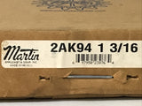 *SEALED* Martin 2AK94 Cast Iron 9.25" Dual Groove Belt Pulley w/ 1-3/16" Sheave