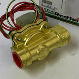 Asco Red Hat 8210G003 3/4" FNPT 6.1W 60Hz 5-150PSI Solenoid Valve