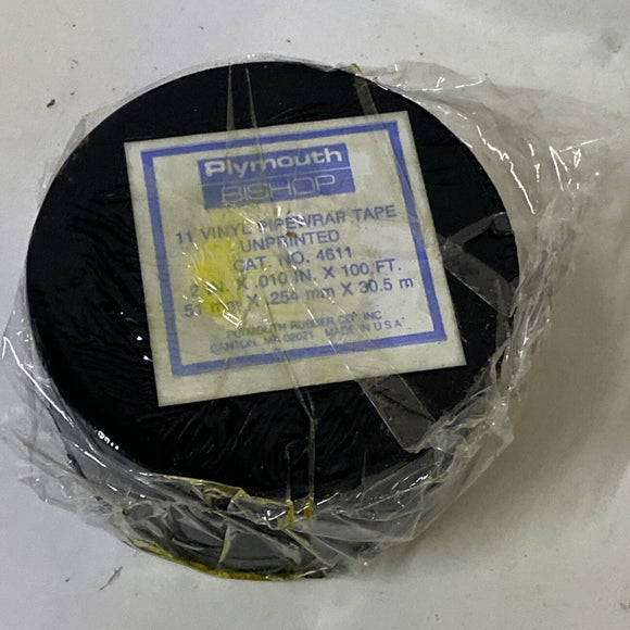 PLYMOUTH BISHOP 11 VINYL PIPE WRAP TAPE UNPRINTED 2