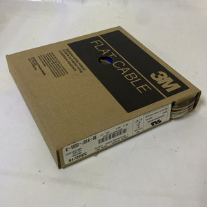 3M  3302/16 Flat Ribbon Cable Multiple 16 Conductors 100' NEMA Color Coded 0.05"