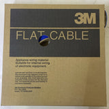 3M  3302/16 Flat Ribbon Cable Multiple 16 Conductors 100' NEMA Color Coded 0.05"