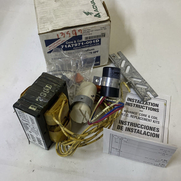PHILIPS ADVANCE Core Coil Ballast Kit 1-70w S62 HP Sodium 120/277v 60hz HX-HPF