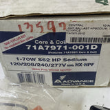 PHILIPS ADVANCE Core Coil Ballast Kit 1-70w S62 HP Sodium 120/277v 60hz HX-HPF