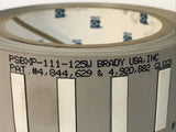 *Partial Roll* Brady PSBXP-111-125 PermaSleeve Marker Size 111 Wire Sleeve Label